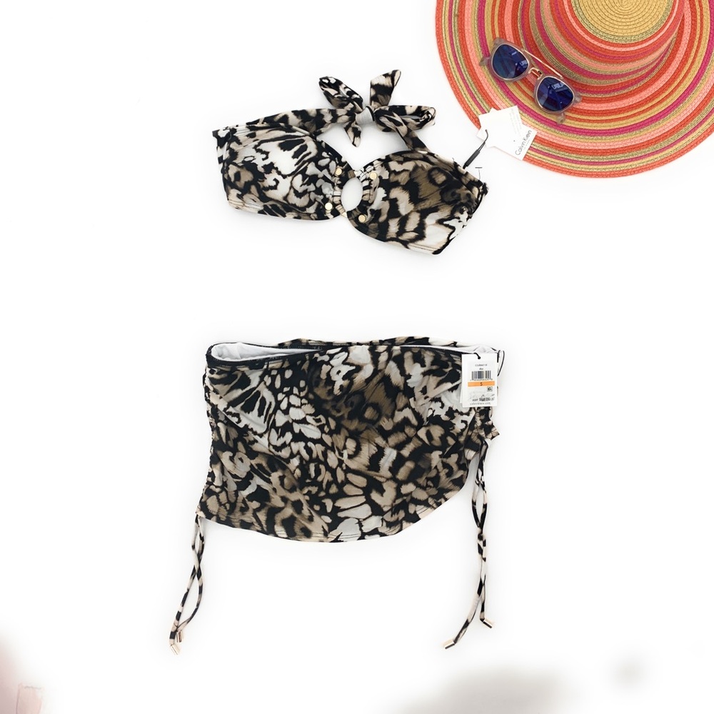 Calvin Klein Animal Print Bikini - NWOT Small